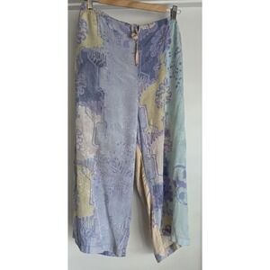Mission‎ Canyon Women's Floral Pants One Size Multicolor Rayon Cropped